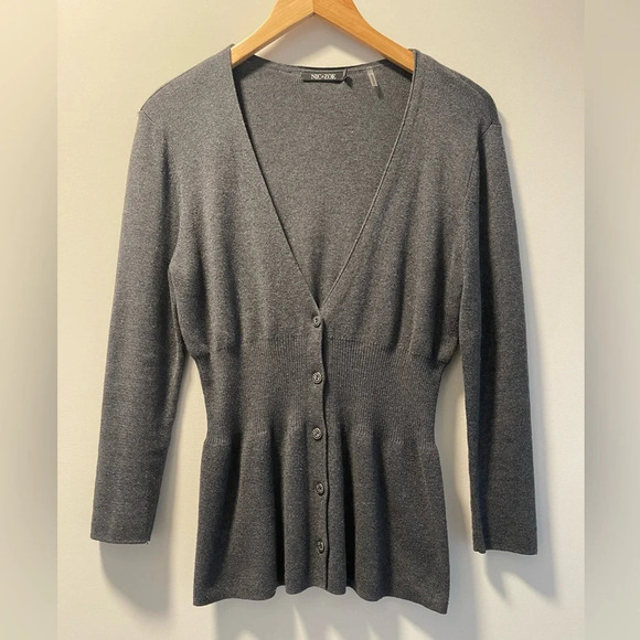 Nic+Zoe | Cotton Lyocell Buttoned Cardigan - Picture 1 of 4